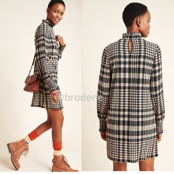 Anthropologie Dresses & Skirts - NEW ANTHROPOLOGIE Montague Plaid Tunic